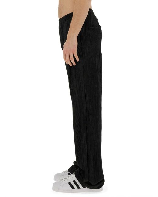FAMILY FIRST Black Pleated Pants for men