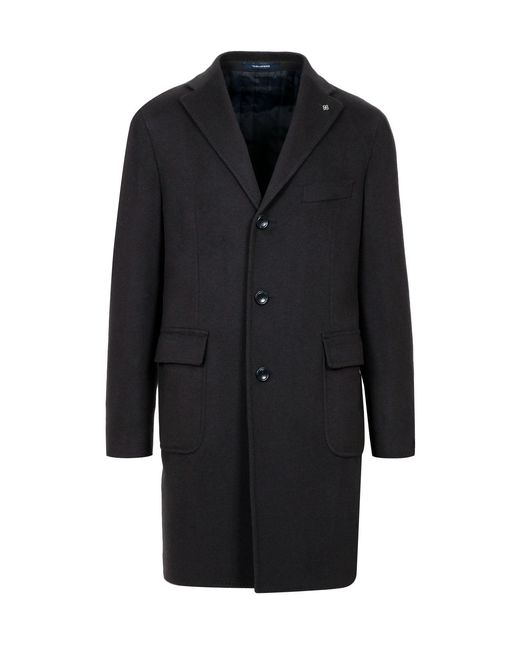 Tagliatore Black Coats for men