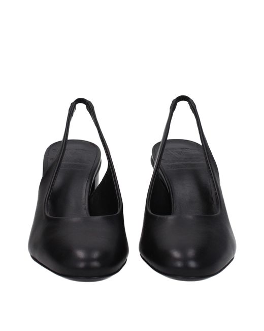 Max Mara Blue Slingback Heels Square Toe Block Heel