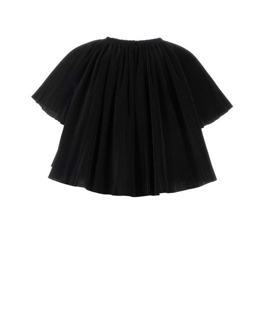 Co. Black Crinkle Cut Top