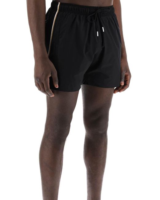 "Bermuda Bermuda Shorts con TR di Boss in Black da Uomo