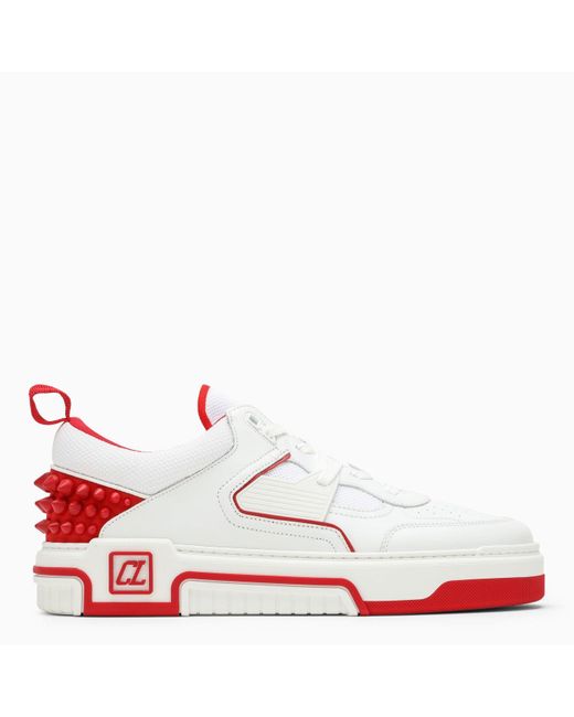Christian Louboutin White/red Astroloubi Sneakers voor heren