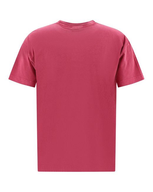 Carhartt "nelson" T -shirt in het Pink voor heren