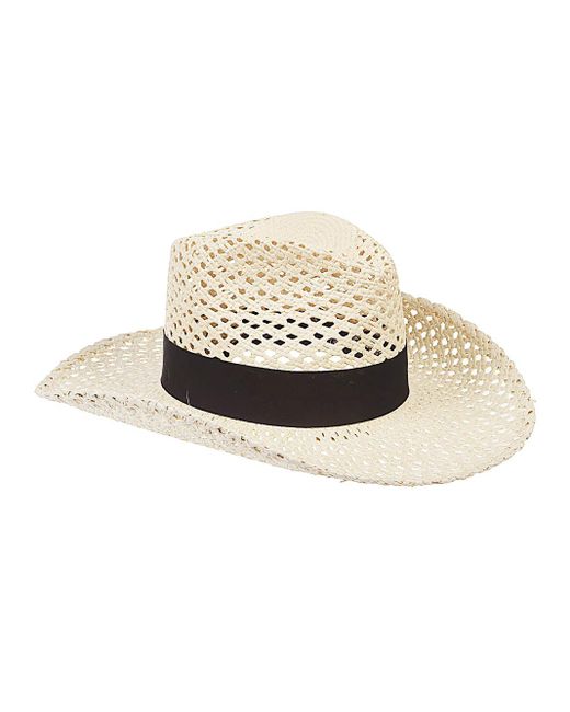 Borsalino Clint Panama Hut in White für Herren