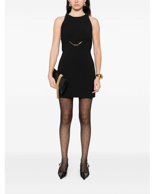 Elisabetta Franchi Midi -jurk in het Black
