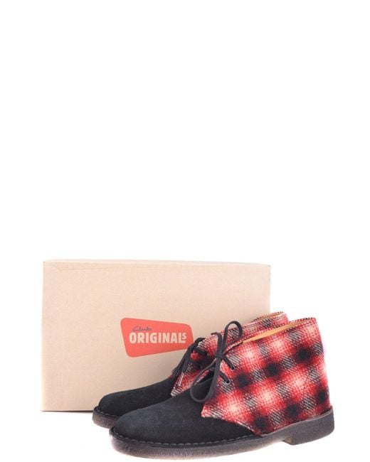Clarks Red Booties