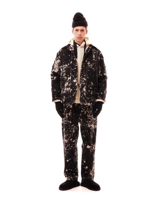 LC23 Dirty Canvas Work Jacket in het Black