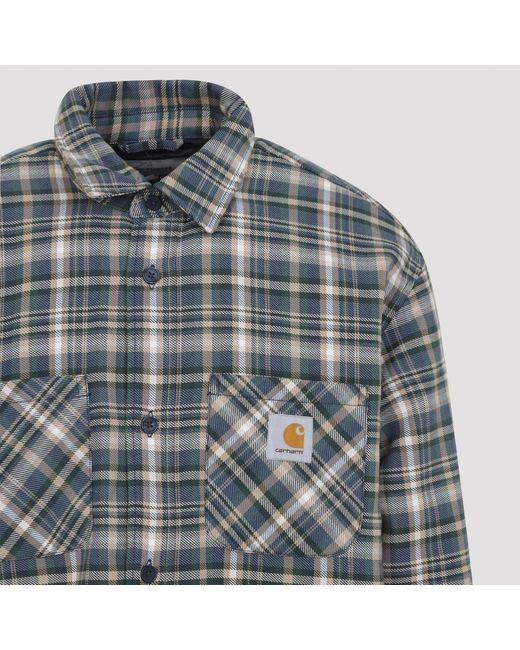 Carhartt Gray Cronyn Dark Cotton Shirt Jacket for men