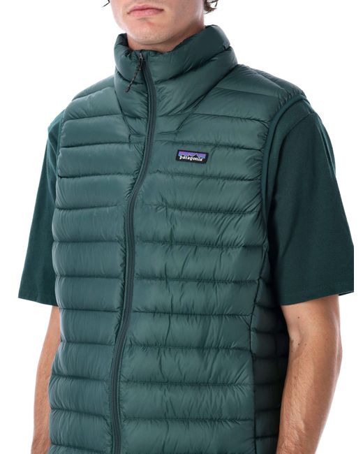 Patagonia Green Down Sweater Padded Vest for men
