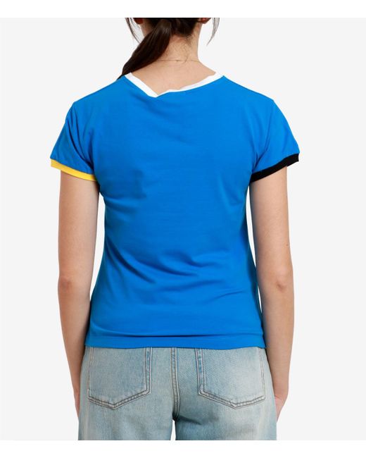 MSGM Blue T Shirts And Polos