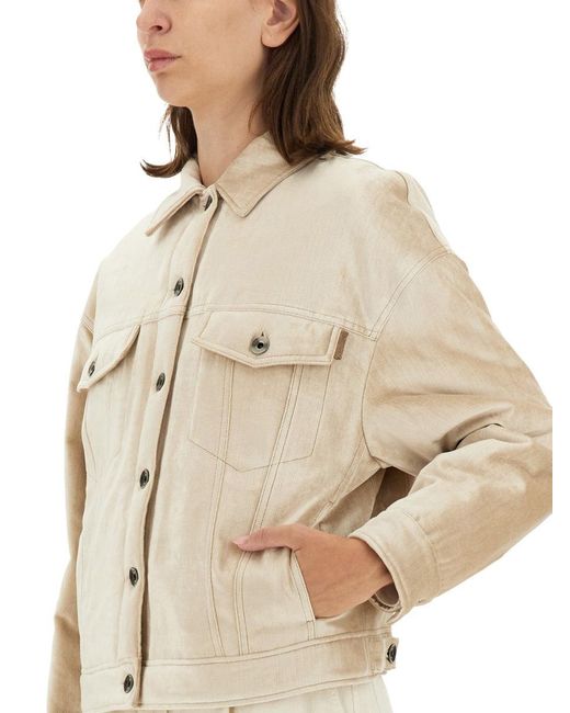 Brunello Cucinelli Natural Padded Jacket