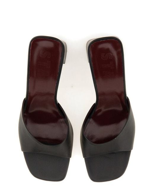 Staud Black Sandal "Sloane" for men