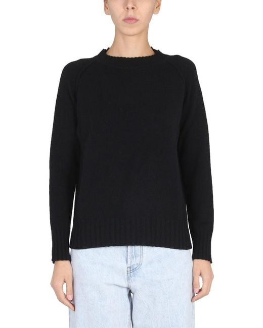 Stefano Mortari Black Wool Jersey