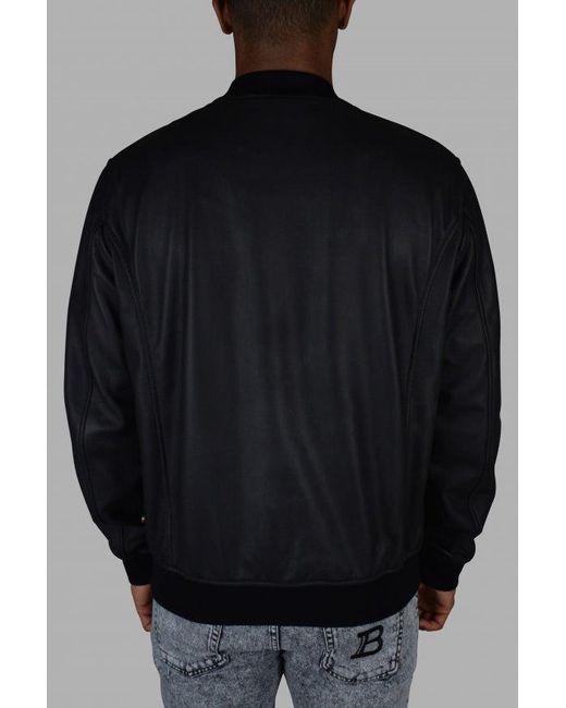 Philipp Plein Black Bomber Jacket for men