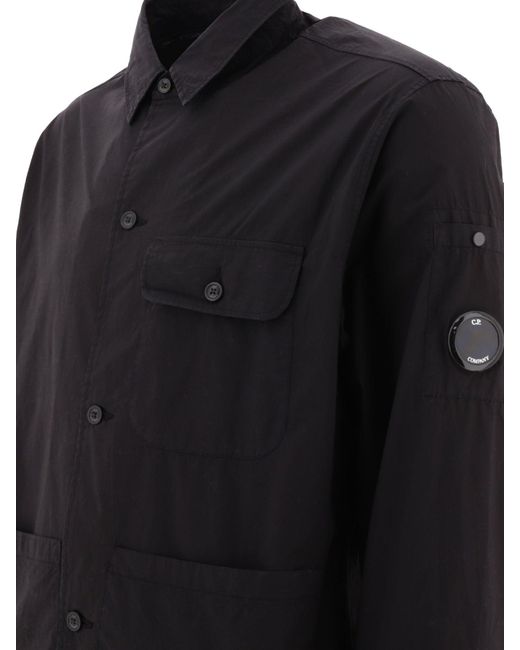 C.P. Camicia aziendale con tasche di C P Company in Black da Uomo