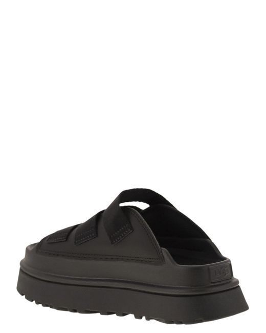 Ugg Black Goldenglow Slipper mit Gurten