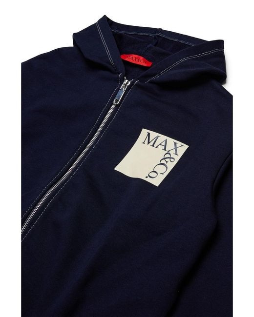 MAX&Co. Blue Sweatshirt With Logo