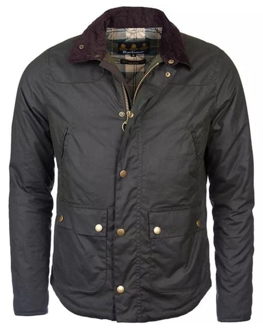 Barbour Reelin Wax Jacket in het Black
