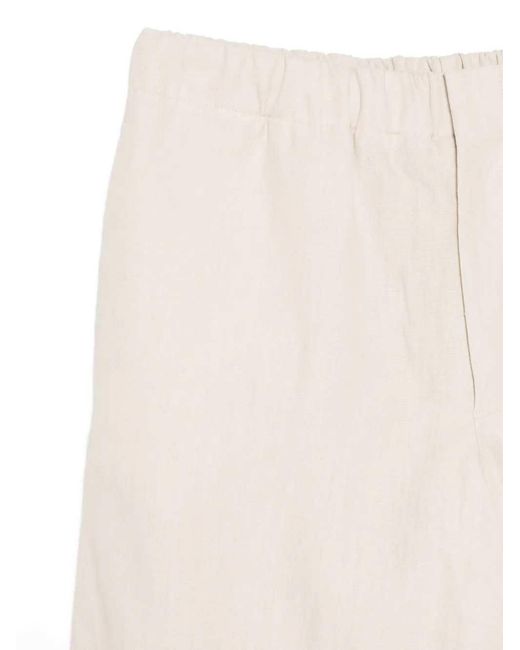 Lardini White Pavice Stretch Pants for men