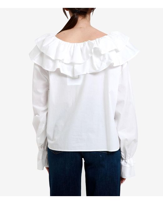 MSGM Shirts Wit in het White