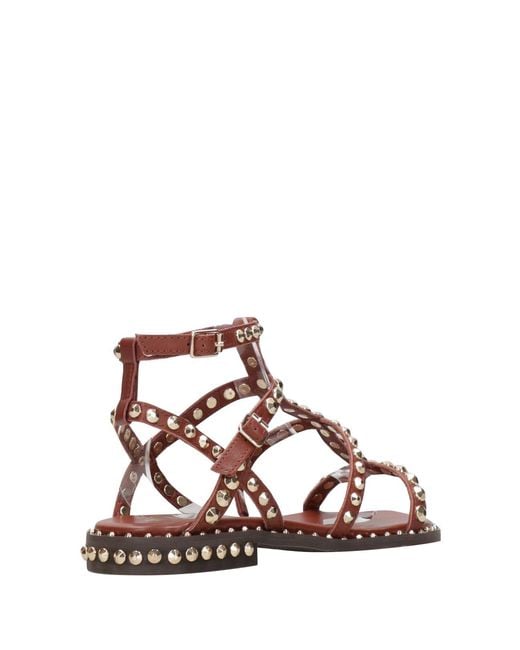 Ash Brown Aschesandalen Marsala