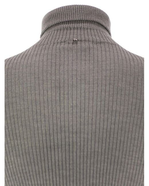 Sportmax Niagara Wool Turtleneck Jumper in het Gray
