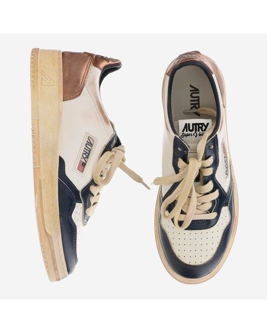 Autry Multicolor Medalist Low Super Vintage Sneakers for men