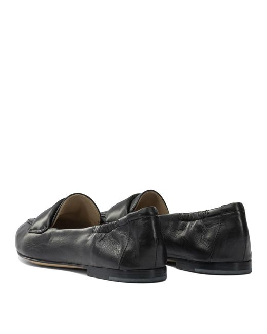 Pomme D'or Black Loafers & Slippers