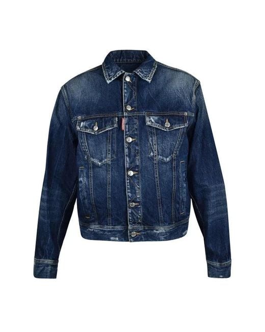 DSquared² Jeansjasje in het Blue