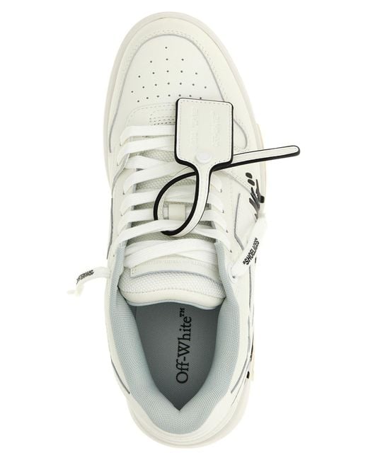 Off-White c/o Virgil Abloh Aus weißem 'Out Out Off Office' Sneakers in Metallic für Herren