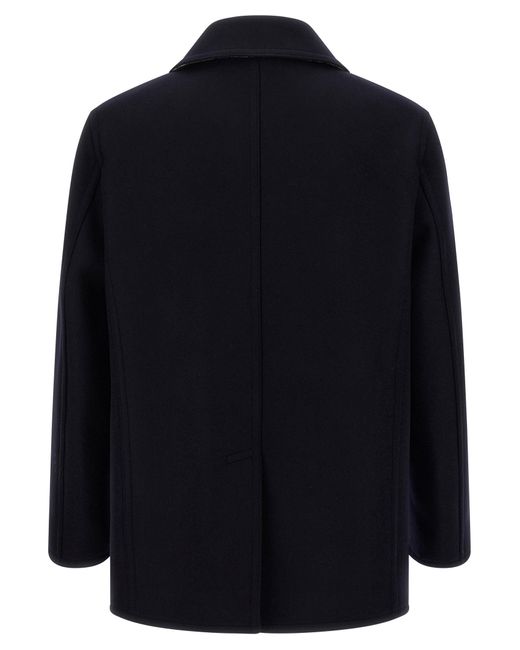 Burberry Blue 'Shelborne' Coat for men