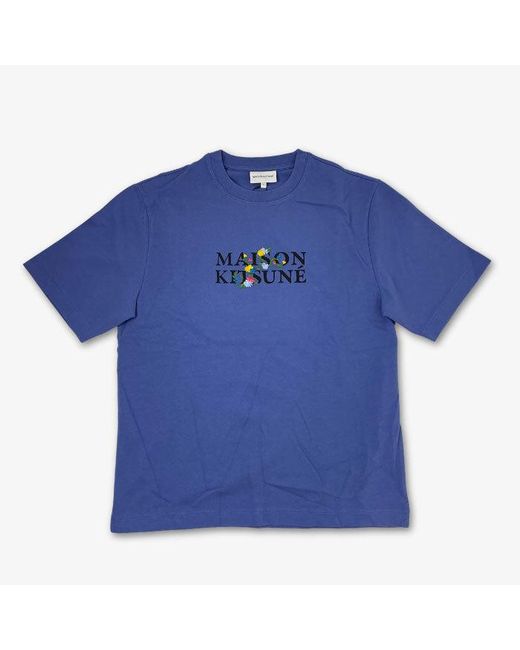 Maison Kitsuné Blue T Shirts And Polos for men