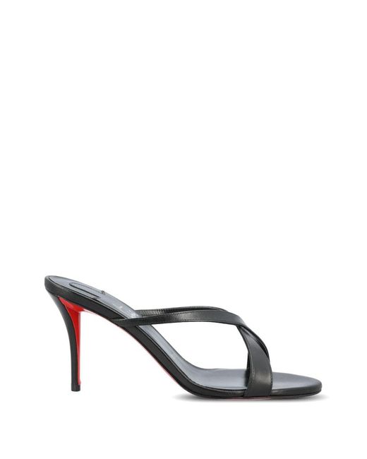Christian Louboutin White Mulazee Leather Sandals
