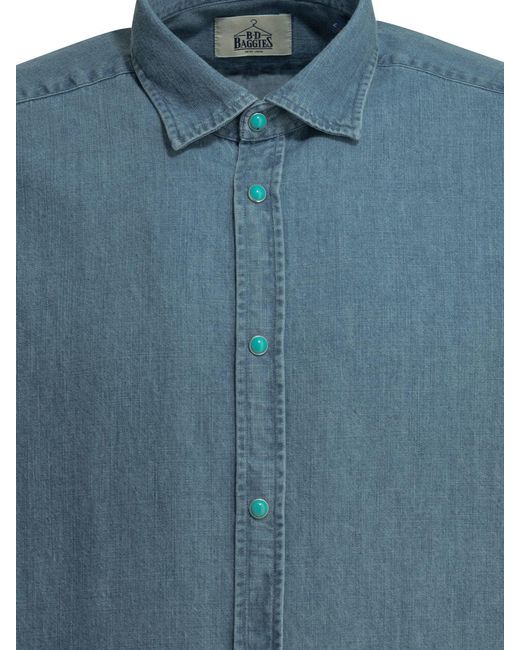 B.D. Baggies Blue Kim Light Cotton Shirt