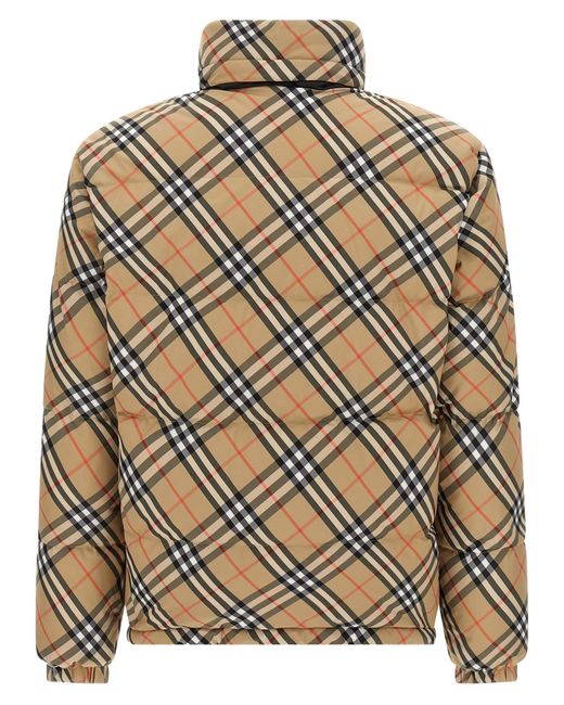 'Snowdon' Down Jacket Burberry de hombre de color Brown