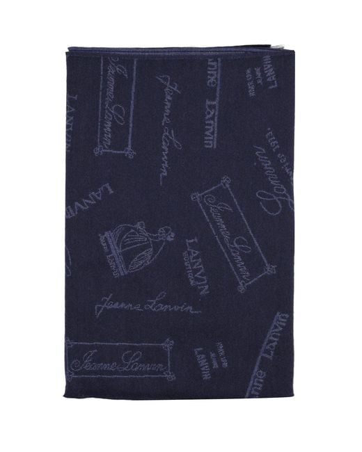Sciarpa Blu di Lanvin in Blue