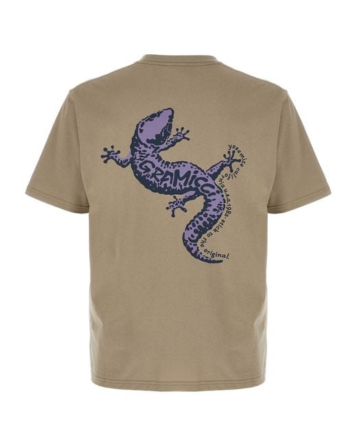 Gramicci Natural 'Gecko' T Shirt