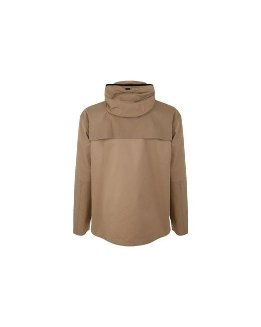 Herno Brown Cargo Cotton Jacket
