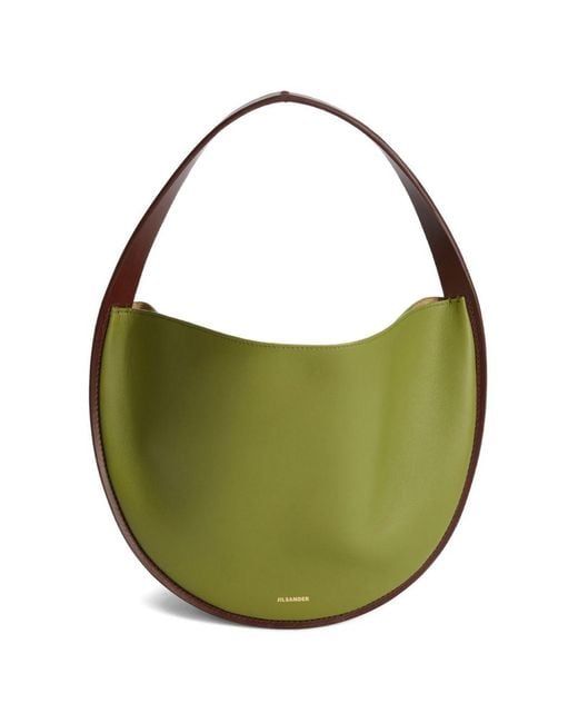 Borsa Hobo di Jil Sander in Green