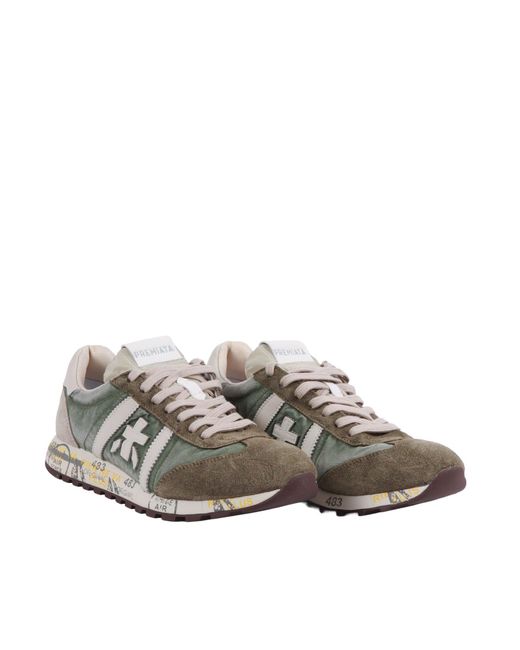 Premiata Gray Sneakers Lucy Military