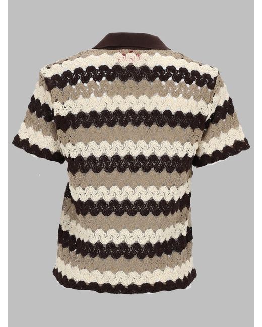 Mc2 Saint Barth Natural Cotton Polo Top For