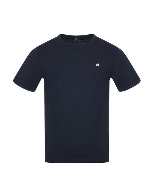 K-Way Blue K Way Cotton T -Shirt