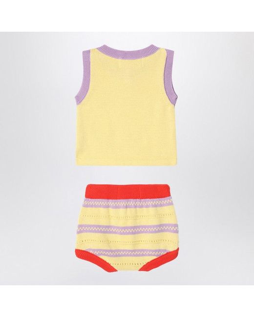 Bobo Choses Yellow Two Piece Set Light With Flower