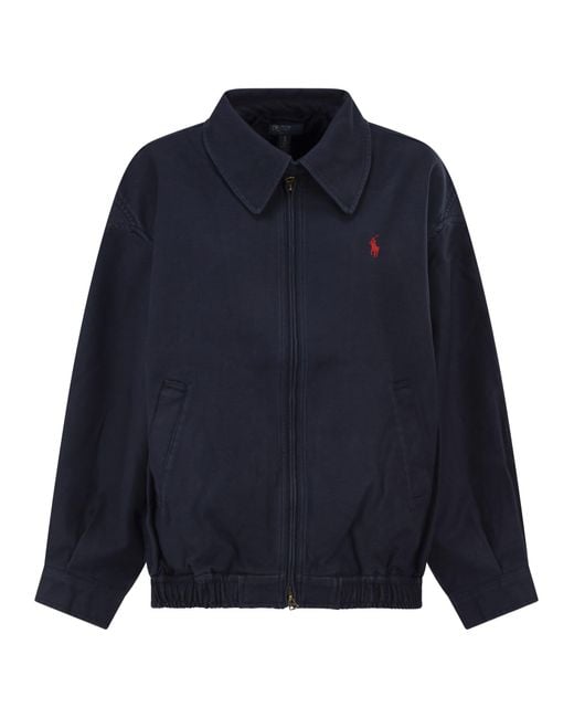 Polo Ralph Lauren Blue Double-Sided Cotton Jacket