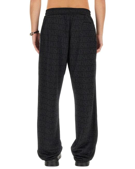 Versace Black Jogging Pants for men