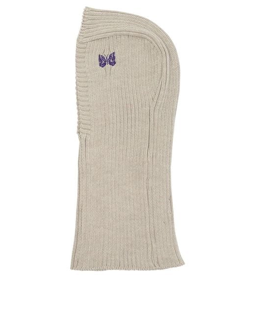 Needles Natural Merino Wool Balaclava for men