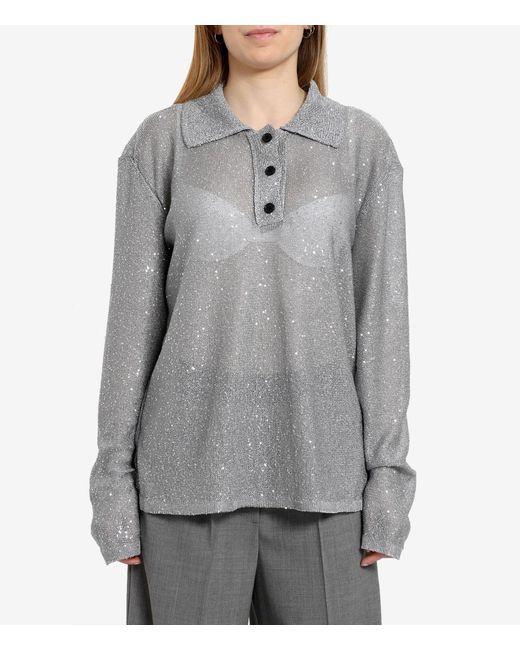 MSGM Gray Sweaters