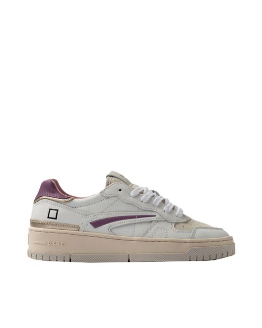 Date Gray Sneakers Torneo Pure Calf for men