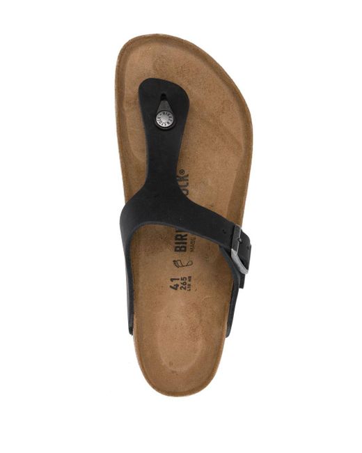 Gizeh Sandalias de cuero engrasado Birkenstock de hombre de color Multicolor