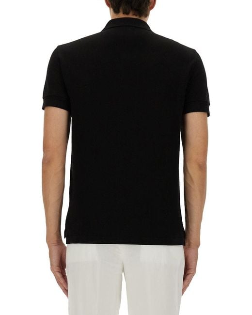 Tom Ford Black Pique Polo